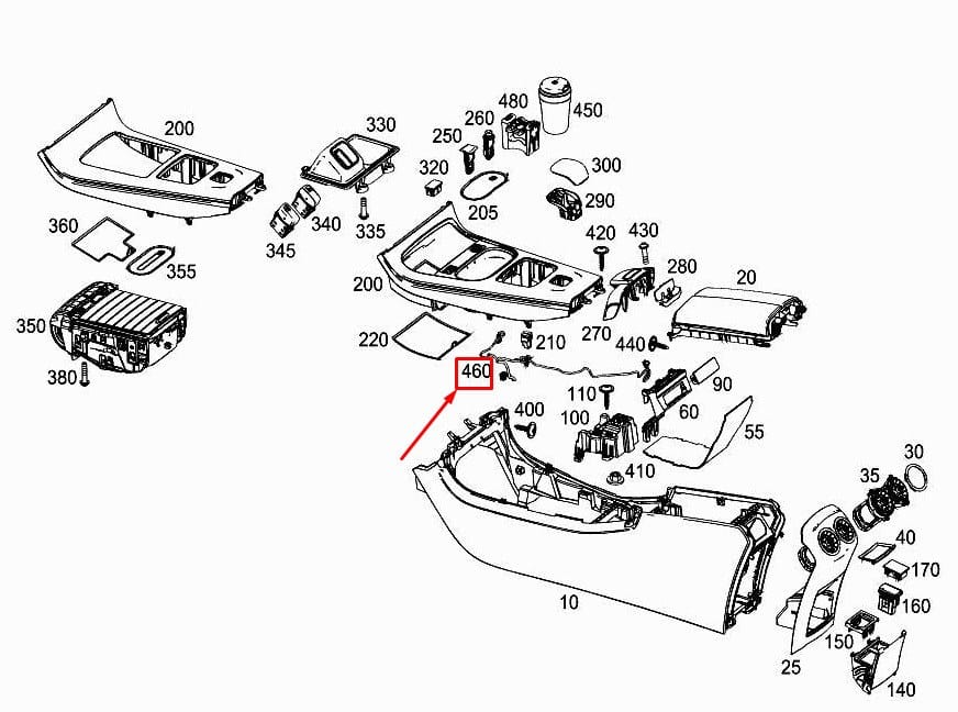 MERCEDES A CLASS W177 İÇ AYDINLATMA TESİSAT KABLOSU