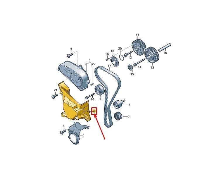 VW 1.4 TSI ŞANZIMAN BAĞLANTI AYAĞI BRAKETİ